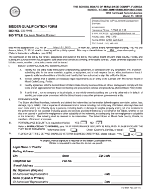 Fillable Online Bidder Qualification Form - Center For pertaining to Aarp Supplemental Insurance Application Form