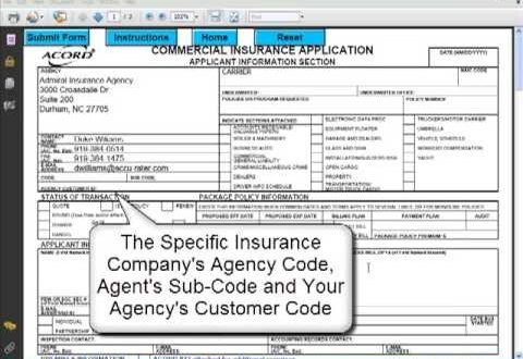 How To Complete The Acord 125 Commercial Insurance within Acord Insurance Contact